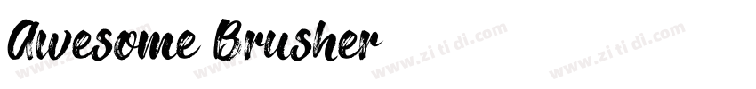 Awesome Brusher字体转换